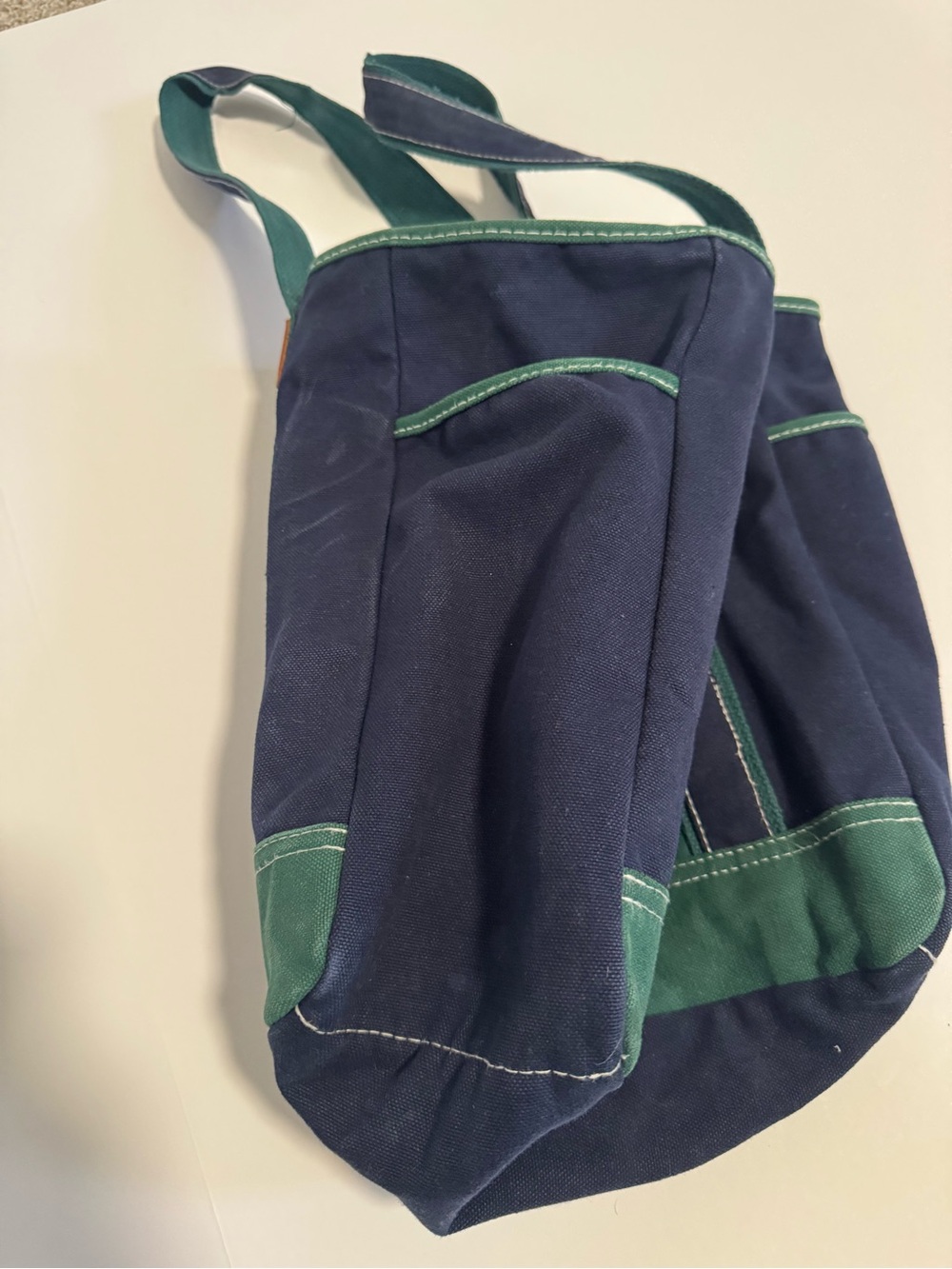 Vintage L.L. Bean Tote Bag Nautical Signal Flag Embroidery (L.L.B.) - Picture 9 of 10